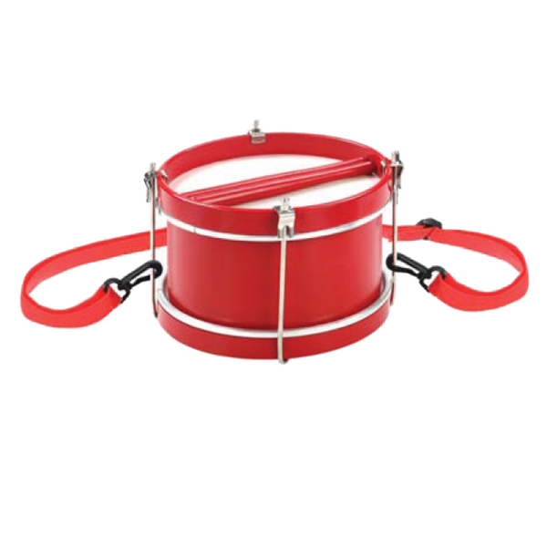 Mano Percussion Junior Marching Drum DA342R8 Inch Colonial Design w sticks (Red)  at Anthony's Music Retail, Music Lesson and Repair NSW