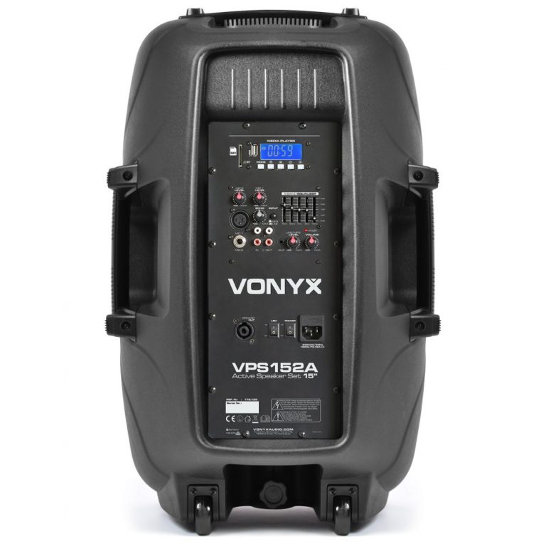 Vonyx VPS152A 1000W Speaker Set with Stands Anthonys Music