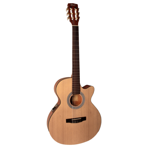Cort CEC1 OP Classic Slim Series Electric Acoustic Classical Guitar Natural at Anthony's Music Retail, Music Lesson & Repair NSW