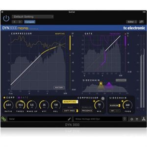 TC Electronic DYN 3000 Midas-Powered Dynamics Plug-In w/Desktop Interface at Anthony's Music Retail, Music Lesson & Repair NSW