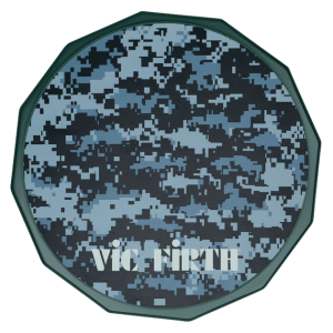 Vic Firth 6 Inch Digital Camo Practice Pad with 8mm Mounting at Anthony's Music Retail, Music Lesson & Repair NSW