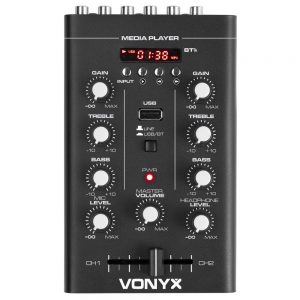 Vonyx STM500BT 2 Channel Mixer MP3 Bluetooth at Anthony's Music Retail, Music Lesson & Repair NSW