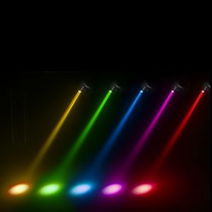 Beamz PS12W-2 LED RGB 12W 4-In-1 Pinspot With IRC Light at Anthony's Music Retail, Music Lesson & Repair NSW