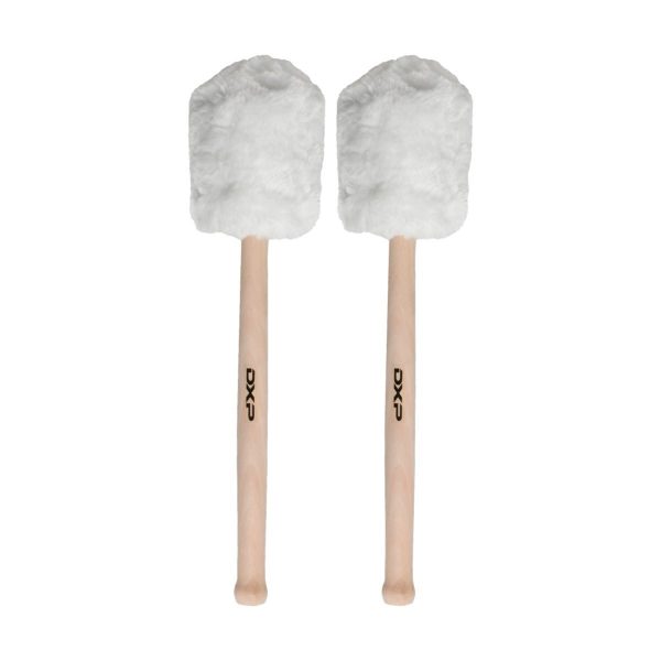 DXP DBT300 Bass Drum Mallets. Wood handle. Large, Soft Head at Anthony's Music Retail, Music Lesson & Repair NSW
