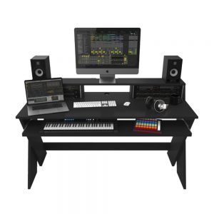 Glorious Studio Workstation Sound Desk Pro – Black at Anthony's Music Retail, Music Lesson & Repair NSW