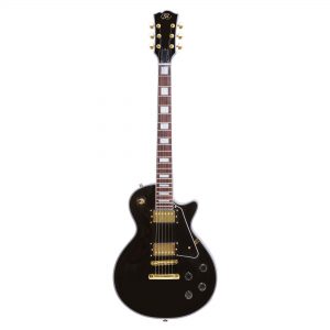  SX SX EH3BK Deluxe LP Style Electric Guitar Black  at Anthony's Music Retail, Music Lesson & Repair NSW