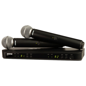 Shure BLX288 SM58 Dual Channel Handheld Wireless System – w/2 x SM58 Handheld at Anthony's Music Retail, Music Lesson & Repair NSW