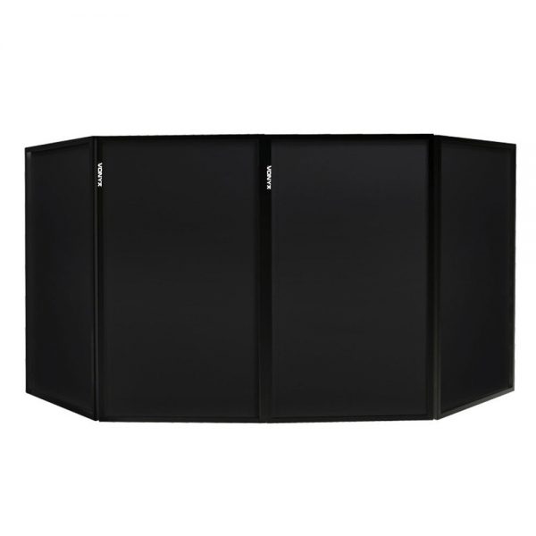 Vonyx DB2B Foldable DJ Facade – Black at Anthony's Music Retail, Music Lesson & Repair NSW