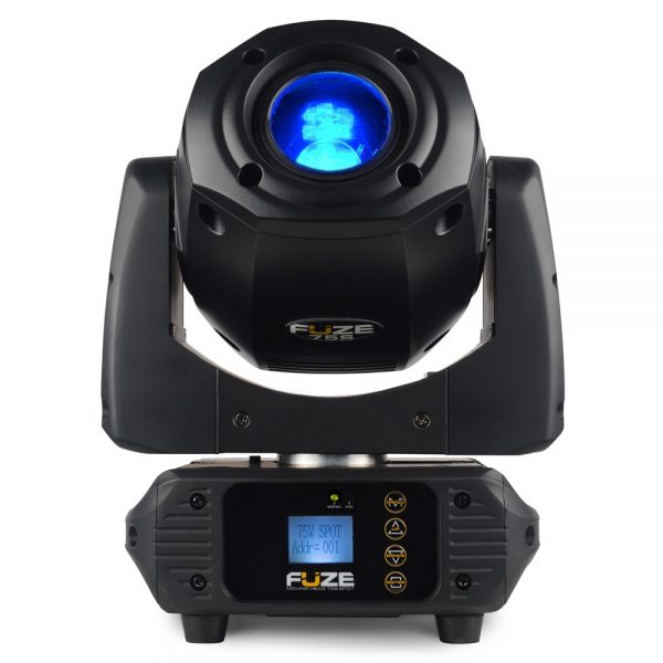 Beamz Fuze 75S 75W Spot LED Moving Head DMX IR Light at Anthony's Music Retail, Music Lesson & Repair NSW