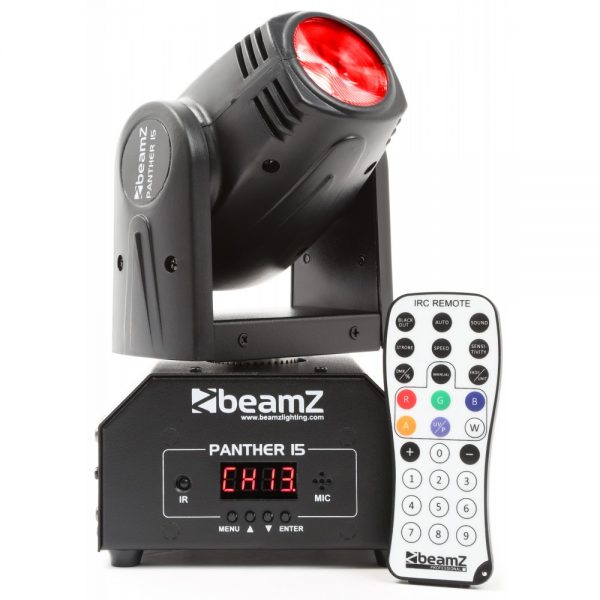 Beamz Panther 25 LED Moving Head Spot Light at Anthony's Music Retail, Music Lesson & Repair NSW