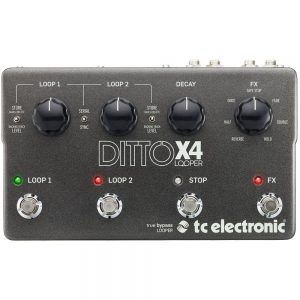 TC Electronic Ditto X4 Dual Track Looper  Pedal w/ 7 Loop FX at Anthony's Music Retail, Music Lesson & Repair NSW
