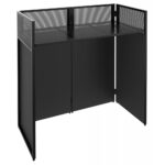 Vonyx DB4 Pro DJ Booth System Including Black And White Lycra at Anthony's Music - Retail, Music Lesson and Repair NSW