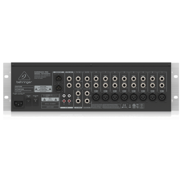 Behringer Eurorack PRO RX1202FX Rack Mixer at Anthony's Music - Retail, Music Lesson and Repair NSW
