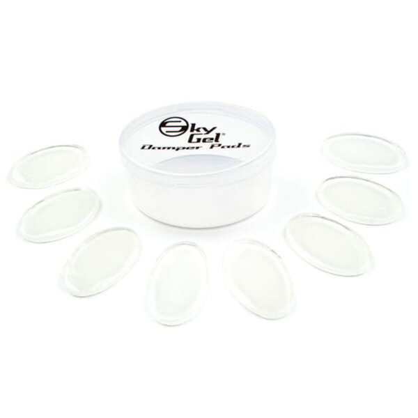 SkyGel SKYGEL-CL Drum Damper Pads Clear – 8pk  at Anthony's Music - Retail, Music Lesson and Repair NSW