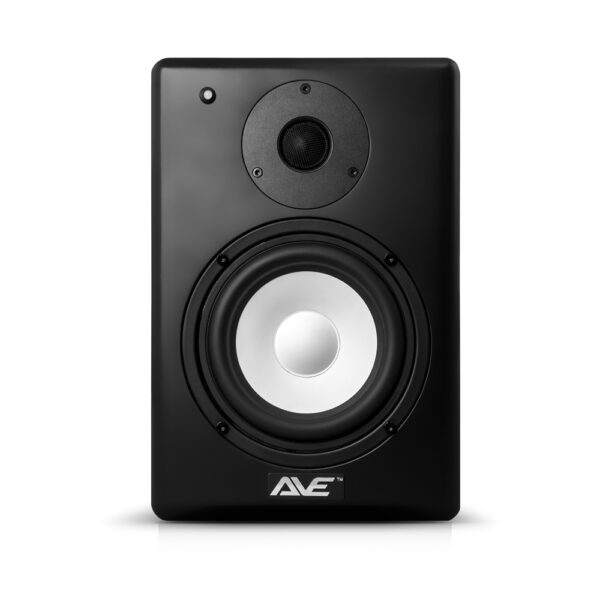 AVE Fusion 5 White Powered 5″ Studio Monitor 150 Watts at Anthony's Music - Retail, Music Lesson and Repair NSW