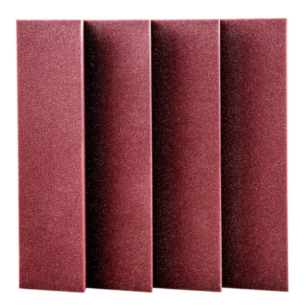 AVE ISOWEDGE-B 40cm x 40cm Acoustic Foam Wedge Panel Burgundy 10 Pack at Anthony's Music - Retail, Music Lesson and Repair NSW