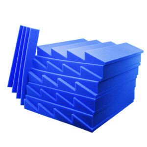 AVE ISOWEDGE-BL 40cm x 40cm Acoustic Foam Wedge Panel Blue 10 Pack at Anthony's Music - Retail, Music Lesson and Repair NSW