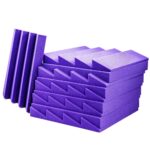 AVE ISOWEDGE-P 40cm x 40cm Acoustic Foam Wedge Panel Purple 10 Pack at Anthony's Music - Retail, Music Lesson and Repair NSW