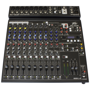 Peavey PV Series PV-14AT Compact 14 Channel Mixer w/ Bluetooth & Antares Auto-Tune at Anthony's Music - Retail, Music Lesson and Repair NSW