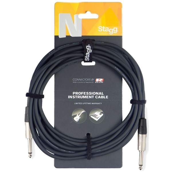 Stagg NGC6R Instrument Cable 6 Metre at Anthony's Music - Retail, Music Lesson and Repair NSW