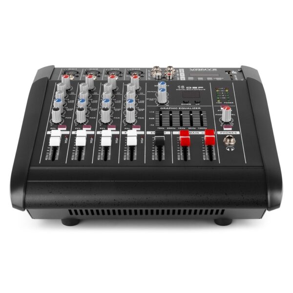 Vonyx AM5A 5-Channel 2 x 500 Watts Powered Mixer w/ BlueTooth at Anthony's Music - Retail, Music Lesson and Repair NSW