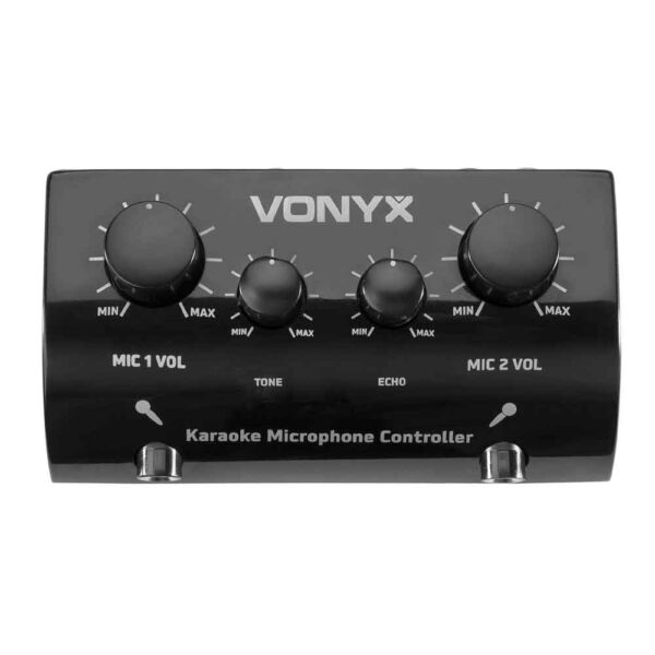 Vonyx AV430B Karaoke Microphone Mixer w/ Microphones at Anthony's Music - Retail, Music Lesson and Repair NSW