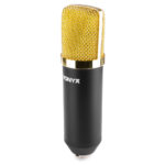 Vonyx CM400 Studio Condenser Microphone Black Gold  at Anthony's Music - Retail, Music Lesson and Repair NSW