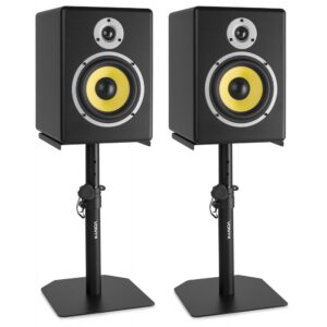 Vonyx SMS10 Studio Monitor Table Stand Pair  at Anthony's Music - Retail, Music Lesson and Repair NSW