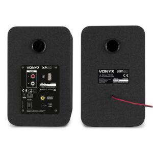 Vonyx XP40 Active Studio Monitor Pair 4 Inch BT USB Speakers at Anthony's Music - Retail, Music Lesson and Repair NSW
