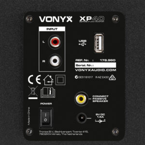 Vonyx XP50 Active Studio Monitor Pair 5 Inch BT USB Speakers at Anthony's Music - Retail, Music Lesson and Repair NSW