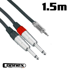 AVE Connex JMJS-1T AUX Cable 3.5mm To Jack 1.5 Metre at Anthony's Music - Retail, Music Lesson and Repair NSW