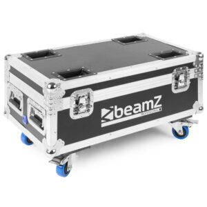 Beamz BBP66 Uplight Par 6X6W DMX Flightcase w/ Wheels at Anthony's Music - Retail, Music Lesson and Repair NSW