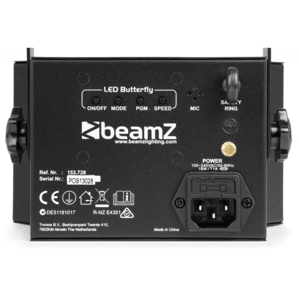 Beamz BUTTERFLY-3×3 LED Effect Light  at Anthony's Music - Retail, Music Lesson and Repair NSW