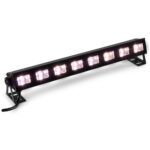 Beamz BUVW83 LED Bar 8x3W UV and WW LED Wash Strip Light at Anthony's Music - Retail, Music Lesson and Repair NSW