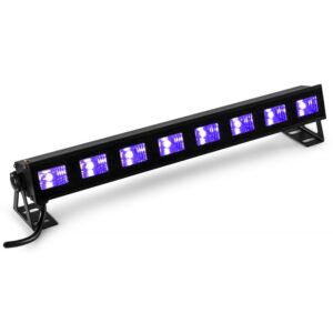 Beamz BUVW83 LED Bar 8x3W UV and WW LED Wash Strip Light at Anthony's Music - Retail, Music Lesson and Repair NSW