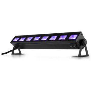 Beamz BUVW83 LED Bar 8x3W UV and WW LED Wash Strip Light at Anthony's Music - Retail, Music Lesson and Repair NSW