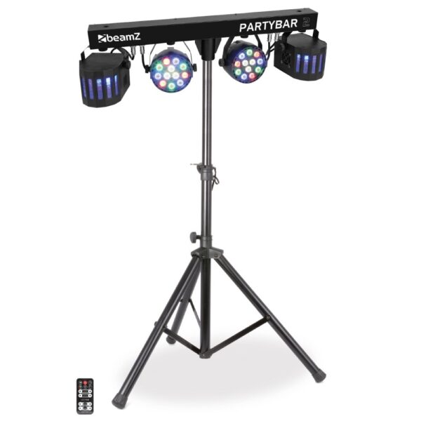 Beamz PartyBar 2 All-In-One LED DJ Lighting System at Anthony's Music - Retail, Music Lesson and Repair NSW