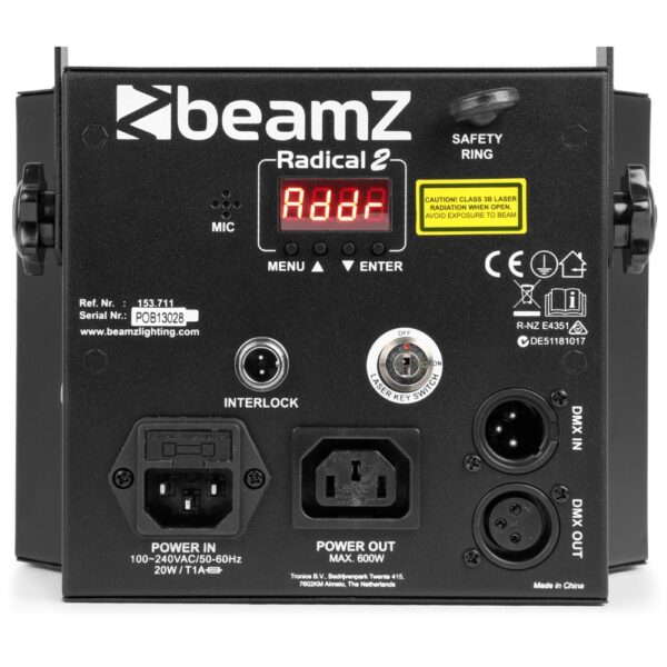 Beamz Radical-II LED Multi Effect Light at Anthony's Music - Retail, Music Lesson and Repair NSW