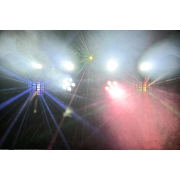 Beamz ShowBar 2 xPAR 6x6in 2xDerby, Laser R G DMX IR Light at Anthony's Music - Retail, Music Lesson and Repair NSW