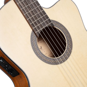 Cort AC120CE-OP Acoustic-Electric Cutaway Nylon String Classical Guitar at Anthony's Music - Retail, Music Lesson and Repair NSW