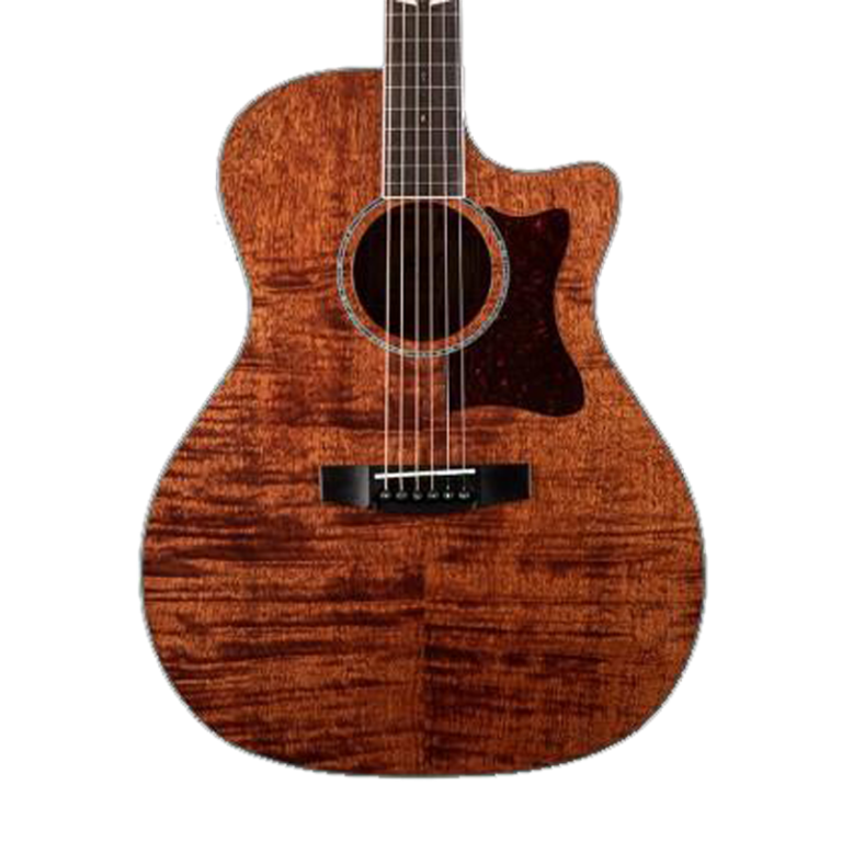 Cort GA5F FMH OP Flamed Mahogony Grand Auditorium Semi Acoustic Guitar ...