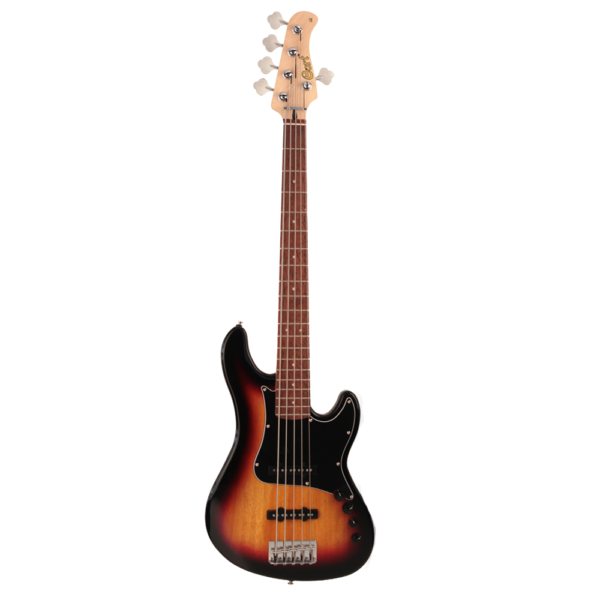Cort GB35JJ 3TS 5-String Bass Guitar Vintage Sunburst at Anthony's Music - Retail, Music Lesson and Repair NSW