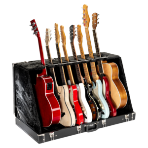 Universal GDC-8 Guitar Stand Case for 8 Electric or 4 Acoustic Guitars at Anthony's Music - Retail, Music Lesson and Repair NSW