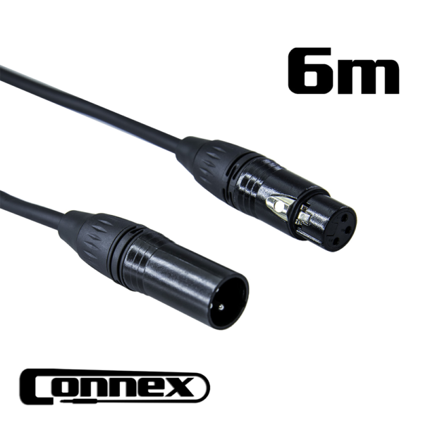 AVE DMX3P-6 DMX Lighting Cable 6m at Anthony's Music - Retail, Music Lesson & Repair NSW 