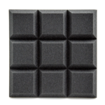 AVE ISOGRID 40cm x 40cm Acoustic Foam Panel Charcoal at Anthony's Music - Retail, Music Lesson & Repair NSW