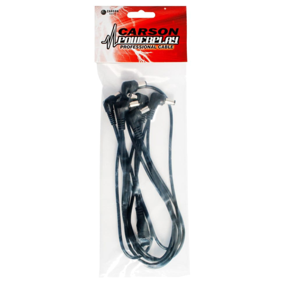 Carson Powerplay DC6 Low Noise DC Daisy Chain Power Cable for 6 Guitar Effects Pedals at Anthony's Music - Retail, Music Lesson & Repair NSW 
