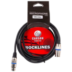 Carson Rocklines ROM10L XLR To XLR Mic Cable 10ft (3m)  at Anthony's Music - Retail, Music Lesson & Repair NSW