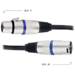 Carson Rocklines ROM10L XLR To XLR Mic Cable 10ft (3m)  at Anthony's Music - Retail, Music Lesson & Repair NSW