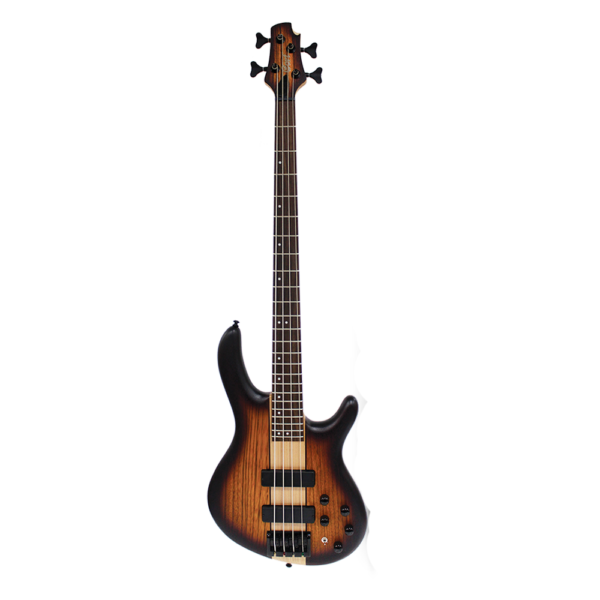 Cort C4 Plus ZBMH OTAB 4 String Electric Bass Open Pore Tobacco Burst w/ Markbass Preamp at Anthony's Music - Retail, Music Lesson & Repair NSW 