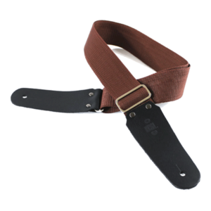DSL 50POLY-BROWN Polyester Guitar Strap Brown at Anthony's Music - Retail, Music Lesson & Repair NSW